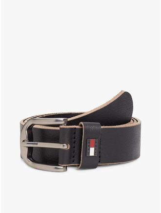 Tommy Hilfiger Mens Tommy Jeans Buffed Suede Belt - Black - 40