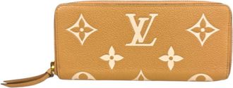 Louis Vuitton Monogram Empreinte Beige Galle Or Monogram Empreinte Coin Purse/Coin Case (Pre-Owned)