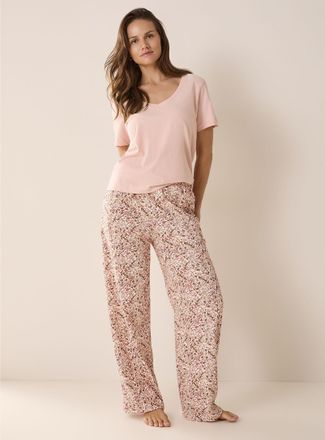 Miiyu Womens Soothing tone pattern lounge pant