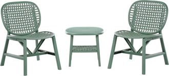 Beliani Conjunto de balc&oacute;n Verde