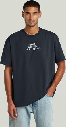 G-Star Multi Technique Relaxed T-Shirt - Donkerblauw - Heren