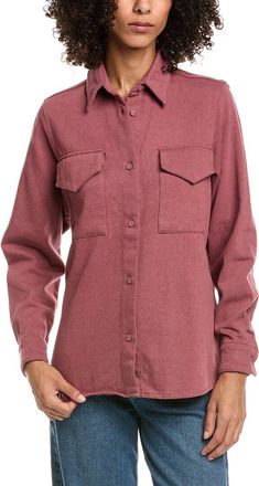 Officine Générale Officine Generale Bonnia Gabardine Wool-Blend Overshirt