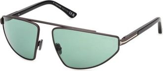 Tom Ford Parker-02 Zonnebril - unisex - Zonnebrillen - Grijs - 64 MM - Accessoires