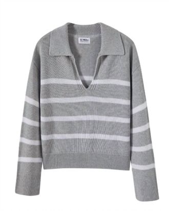 27 Miles Malibu Womens Apallo Sweater In Grey