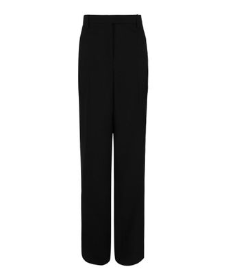 Ferragamo Creased Straight Leg Trousers