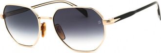 David Beckham DB 1162/F/S 0RHL 9O Gold/Grey Gradient
