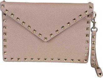 Valentino Garavani Rockstuded clutch