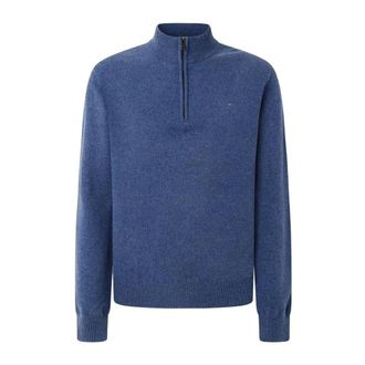 Hackett Crew Truien - Heren - Truien - Blauw - Maat: 2XL Wol