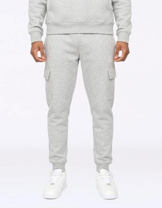 Sik Silk Mens Logo Cargos Sn99 - Grey - Size: Regular/40/32/34/35