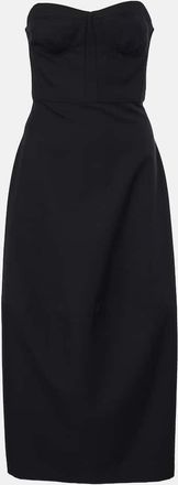 FFORME Jett cotton and wool corset dress