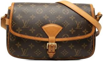 Louis Vuitton Pre-owned Sologne Cross Body Bag - Dames - Vintage Schoudertas - Bruin - ONE Size - Leer - Vintage