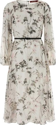 Max Mara Printed Silk Campo Dress