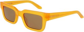 Dragon Dragon DR EZRA LL 813 Mens Sunglasses Orange Size 50