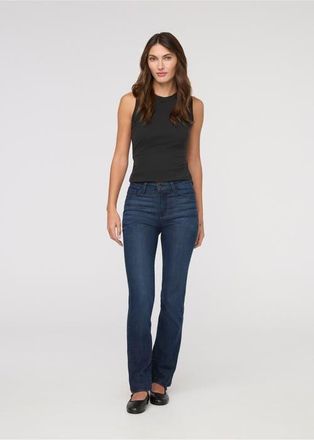 Duer No Sweat Denim High Rise Slim Straight in Worn-Rinse at Nordstrom, Size 29 X 29