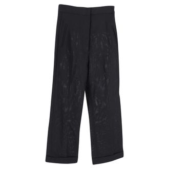 Jacquemus Jacquemus La Riviera rechte broek in zwart polyester