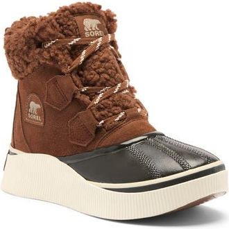 Sorel Out N About IV Chillz Waterproof Duck Boot in Dark Auburn/black at Nordstrom, Size 8.5