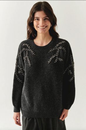 Exquise Womens Grace Sweater In Grey