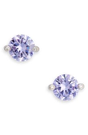 Kate Spade New York brilliant statements duo prong stud earrings in Light Amethyst at Nordstrom Rack