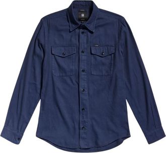 G-Star Casual Overhemden - Heren - Casual Overhemden - Blauw - S - Overhemden