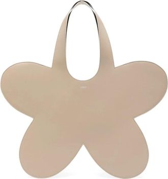 Coperni Flower Tote Bag - Dames - Schoudertassen - Beige - ONE Size - Leer - Tassen