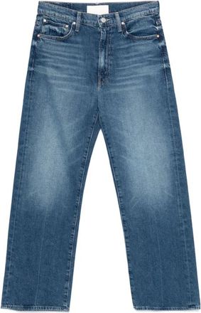 Mother Blauwe Jeans voor Vrouwen Stijlvolle Pasvorm - Dames - Loose Fit Jeans - Blauw - W26 - Jeans