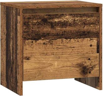vidaXL Bedside Cabinet Old Wood 45 x 34 x 44.5 cm Engineered Wood vidaXL