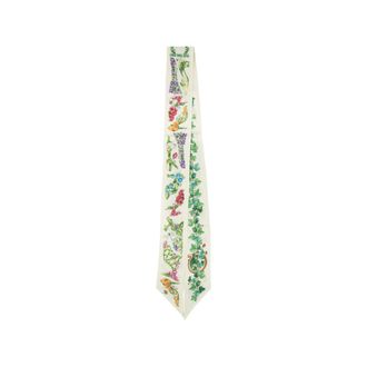 Ferragamo Eden Shoes Print Silk Mini Neckerchief