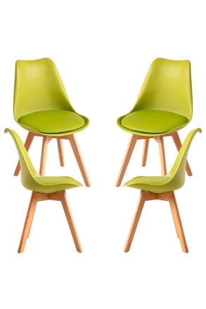 Regalos Miguel Regalos Miguel - Packs Sillas Comedor - Pack 4 Sillas Synk Basic - Verde Claro