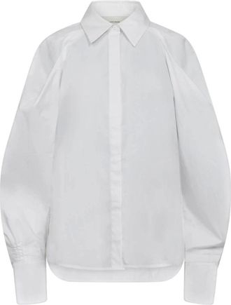 Copenhagen Muse Dames, Blouses & Shirts, Wit, Maat: XL Katoen
