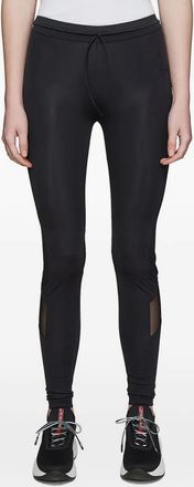 Yohji Yamamoto panelled leggings - Black