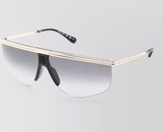 Chlo&eacute; metal shield sunglasses