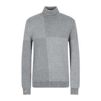 A|X Armani Exchange Turtleneck Jumper - male - Armani Exchange - Turtlenecks - Gray - S - Knitwear