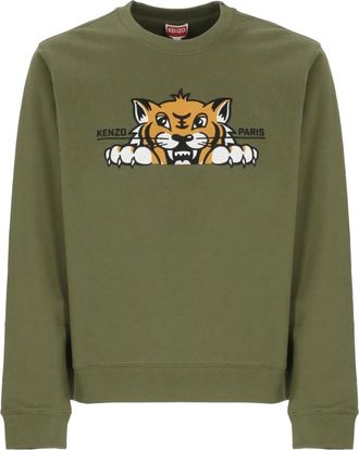 Kenzo Hombre, Sudaderas, Verde, Talla: XL