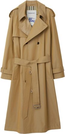 Burberry Kensington Heritage belted trench coat - women - Cotton/Cotton/Viscose - 0 - Neutrals