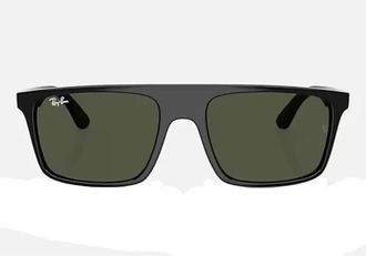 Ray-Ban Green Square Unisex Sunglasses RB2222F 901/31 57