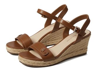 Tommy Hilfiger Genavo Womens Sandals Brown : 10 M, Rubber/Leather