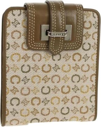 Celine Pre-owned Vintage Portemonnee - Dames - Vintage Accessoires - Beige - ONE Size - Leer - Vintage
