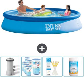 Intex Piscina Easy Set Redonda - 366x76 Cm - 7-piezas Scb85