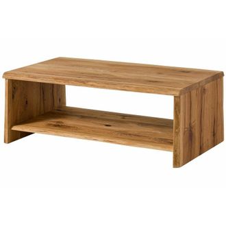 Massivmoebel24 Tavolino da salotto in legno di Quercia Selvatica 120x70 quercia naturale oliato pure oak 308