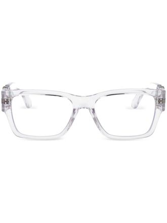 Versace Bril met Medusa-plakkaat - Wit