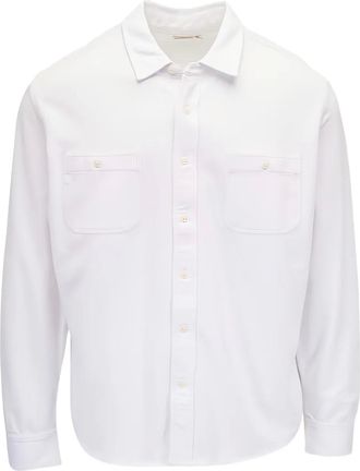 Faherty T-shirt con taschino - Bianco