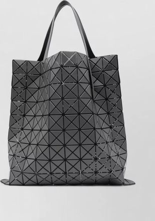 Bao Bao Issey Miyake geometric pattern tote bag top handles