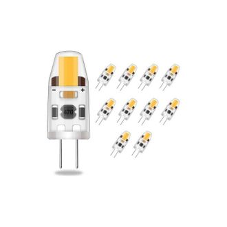 OEM Bombillas Led G4 Regulables, 2 W Equivalentes A Una Bombilla Hal&oacute;gena De 20 W, Luz Blanca C&aacute;lida De Bajo Consumo, 200 Lm, Sin Parpadeo, Ca/cc 12-24 V,