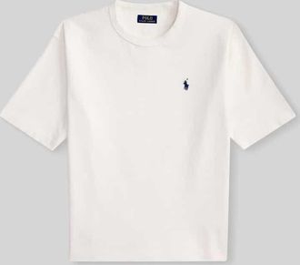Polo Ralph Lauren Regular Fit T-Shirt aus reiner Baumwolle in Weiss, Gr&ouml;&szlig;e XXL