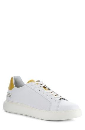 Ambitious 10634A Low Top Sneaker in White/Safron Leather at Nordstrom Rack, Size 41