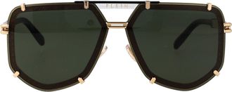 Philipp Plein Aviator Sunglasses Spp132 301 Y