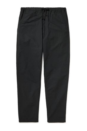 Orslow New Yorker Straight-Leg Cotton-Ripstop Drawstring Trousers
