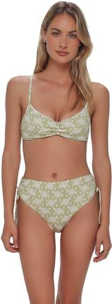 Swim Systems Malia High Waist Bikini Swim Bottoms in Cactus Flower at Nordstrom, Size X-Small
