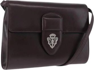 Gucci Pre-owned Vintage Shoulder Bag - Dames - Vintage Schoudertas - Bruin - ONE Size - Leer - Vintage