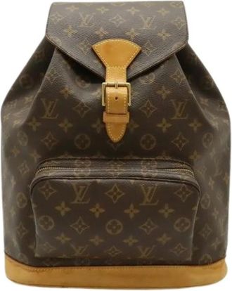 Louis Vuitton Pre-owned Backpacks, female, Brown, Size: ONE SIZE Pre-owned Monogram Backpack